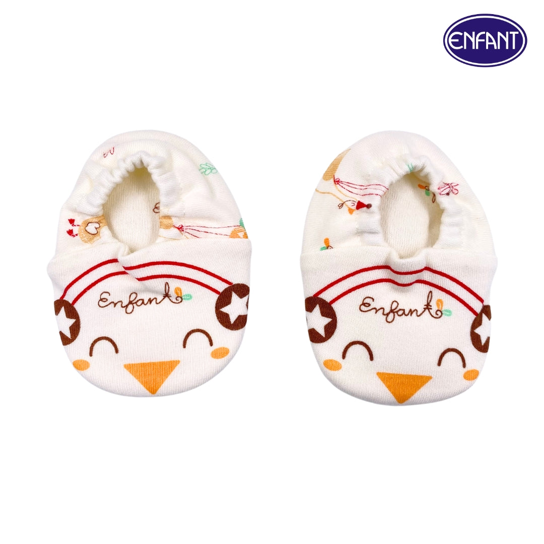 Enfant Organic Booties Swan Design