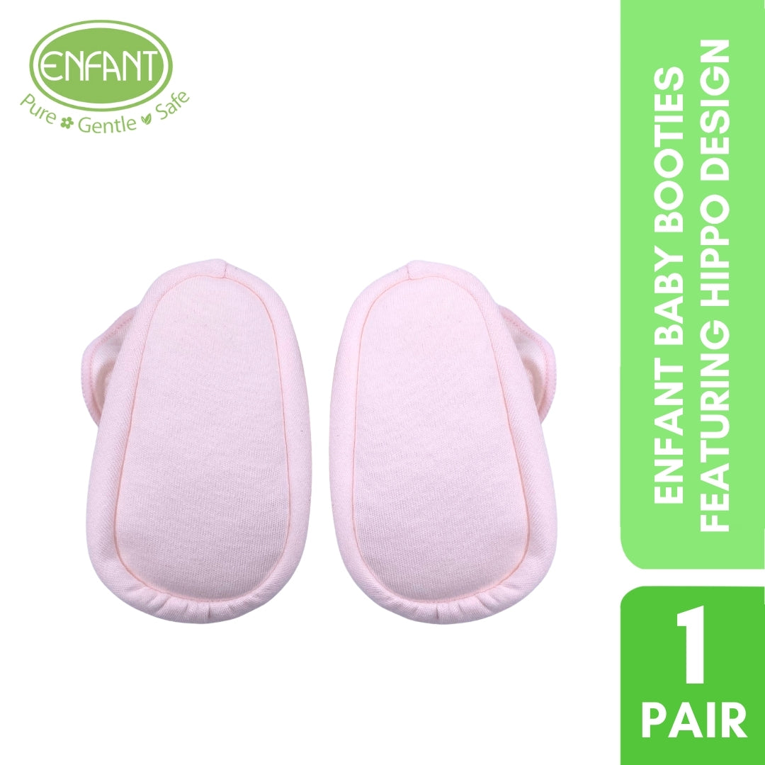 ENFANT BABY BOOTIES FEATURING HIPPO DESIGN