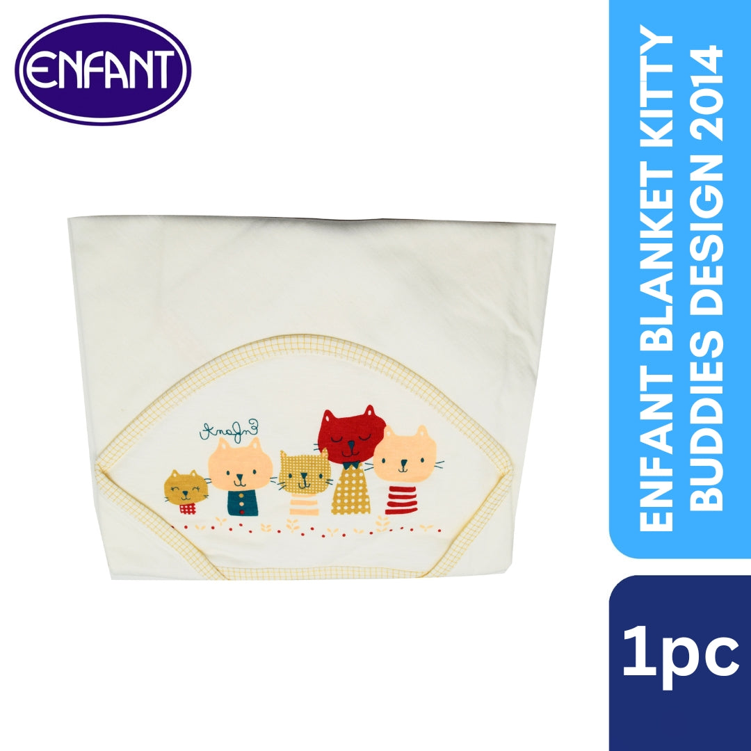 Enfant Blanket Kitty Buddies Design