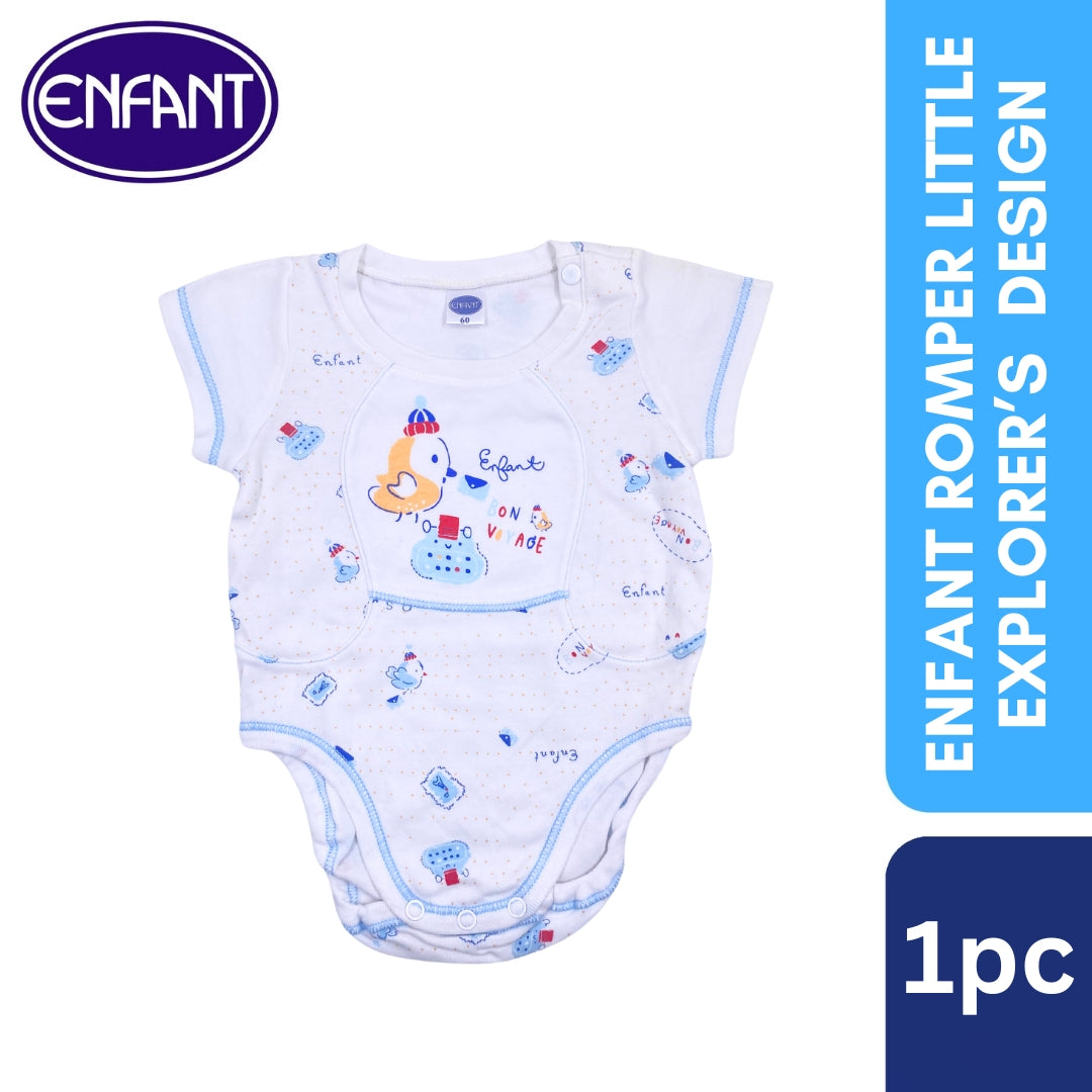 Enfant Romper Little Explorer’s design