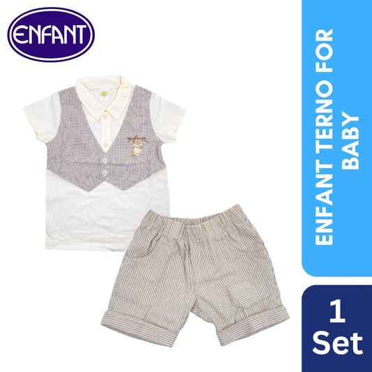 Enfant Terno With Vest And Short For Baby
