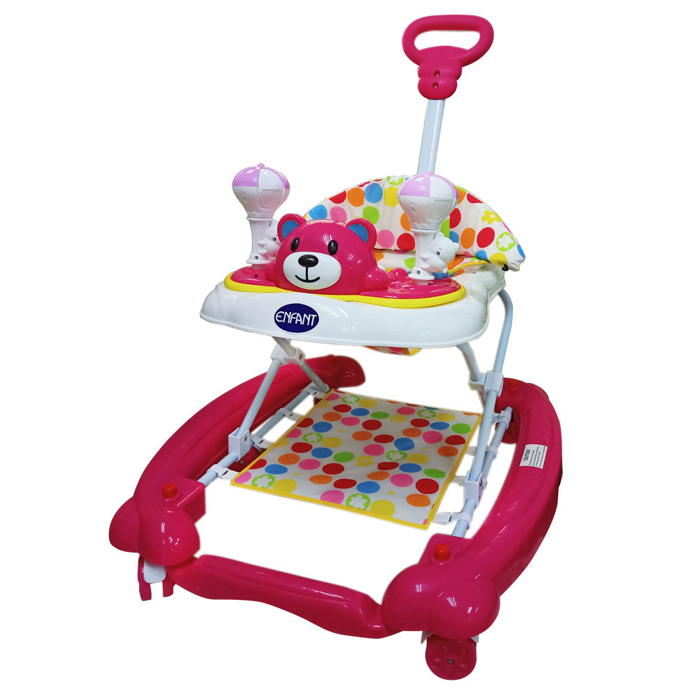 Enfant Baby Walker 2-in-1 and Baby Rocker with Toys and Pusher ( Free Delivery upto 200)