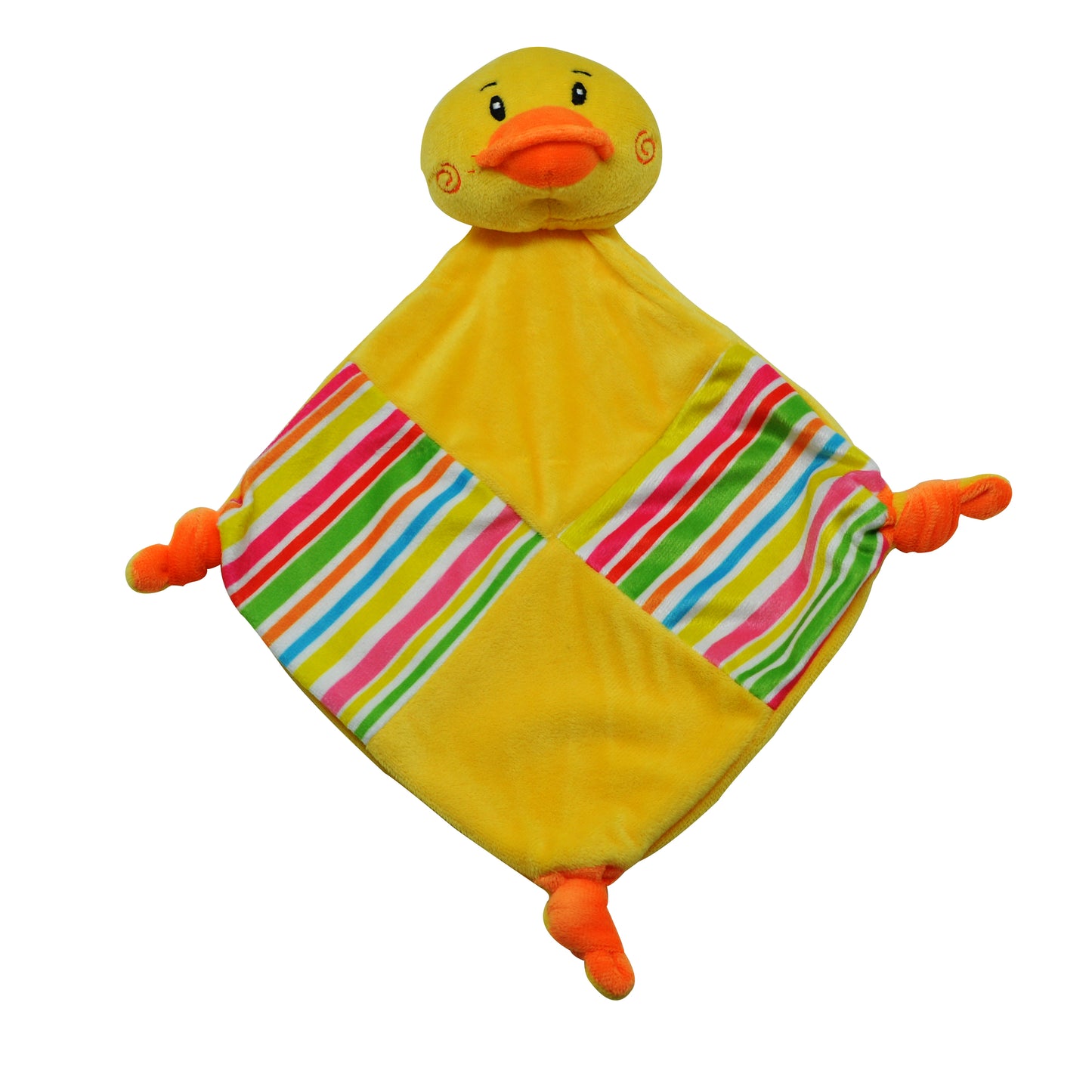 Enfant Security Blanket Toy Animals Soft Plush Soothing Sensory Toy - Lion, Bird, Cow Hippo