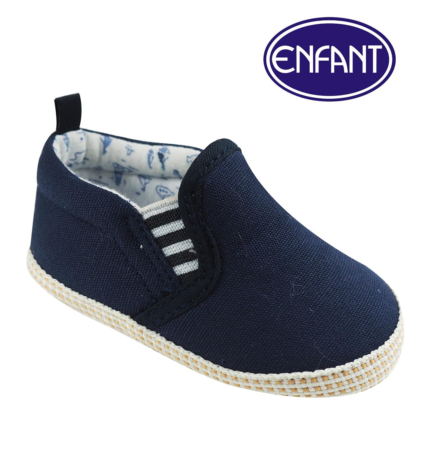 Enfant Baby Boy Shoes with Design (Blue)