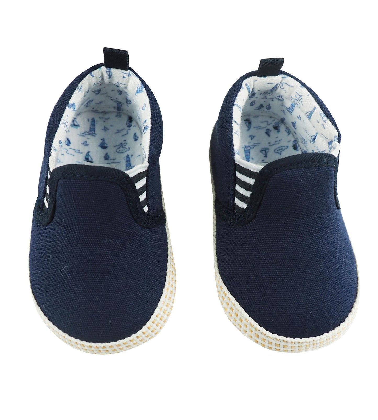 Enfant Baby Boy Shoes with Design (Blue)