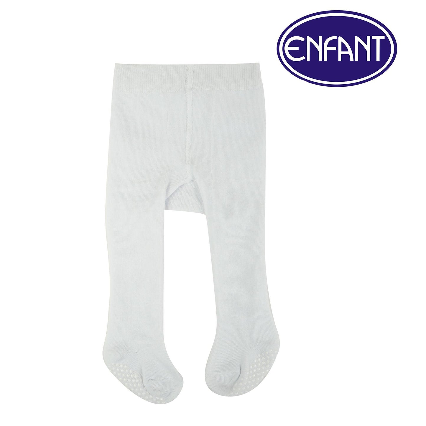 Enfanf Baby Girls' Seamless Cable Knit Tights Leggings (White/Pink)