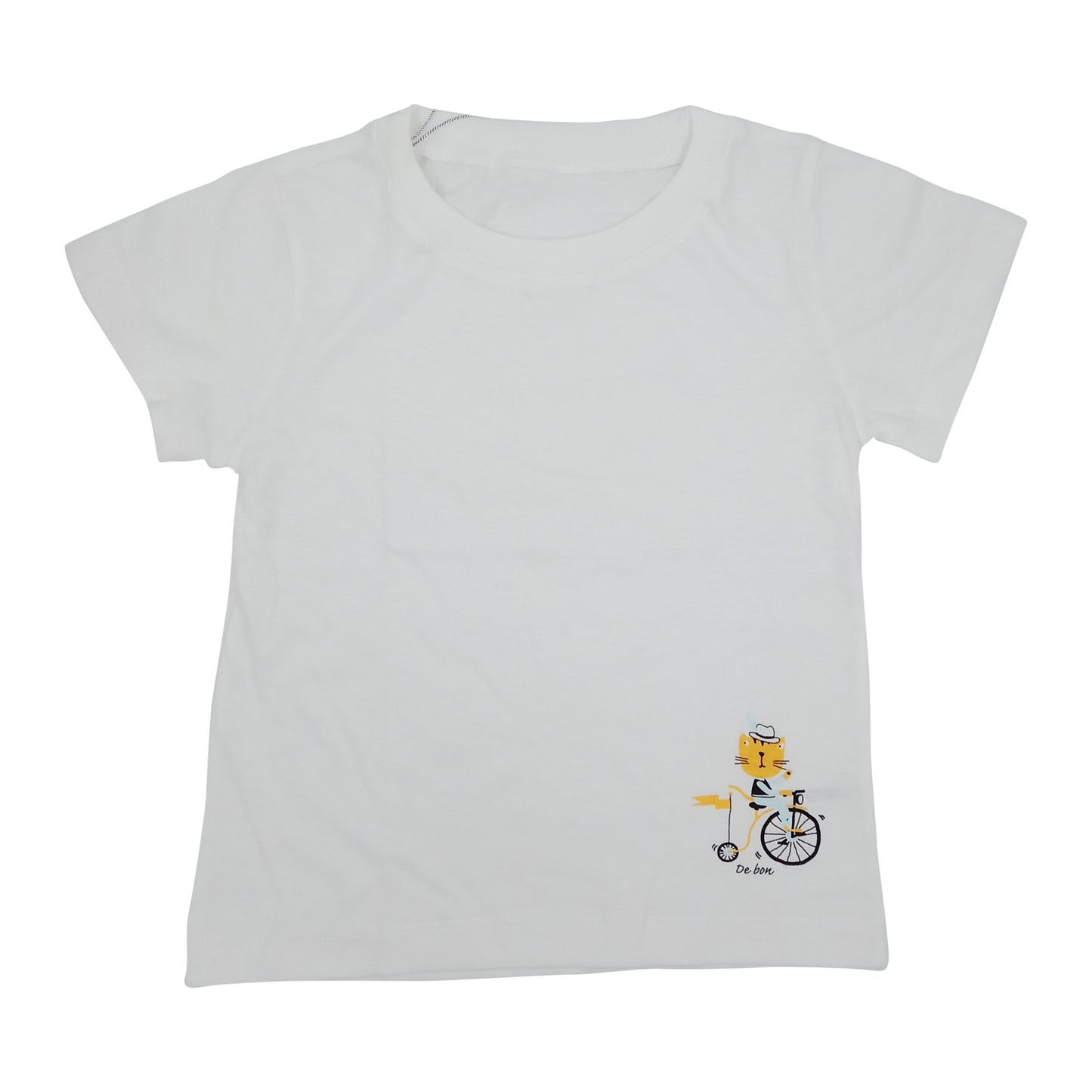 Enfant Debon Boy T-shirt with cartoons design below