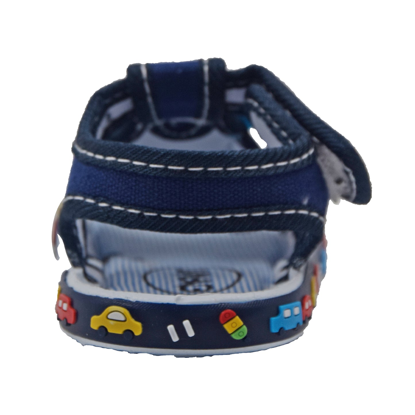 Enfant Toddler Sports Sandals with Bear (Blue)