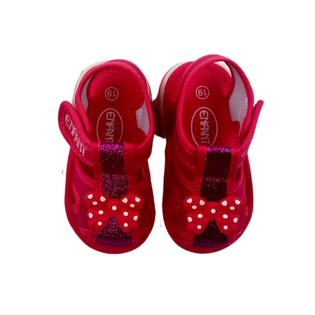 Enfant Shoes Kids Sandals Girls Fuchsia Sandals Children's Sneakers Soft Bottom Walking Sandals Non-slip Baby Toddler Outdoor Sandals