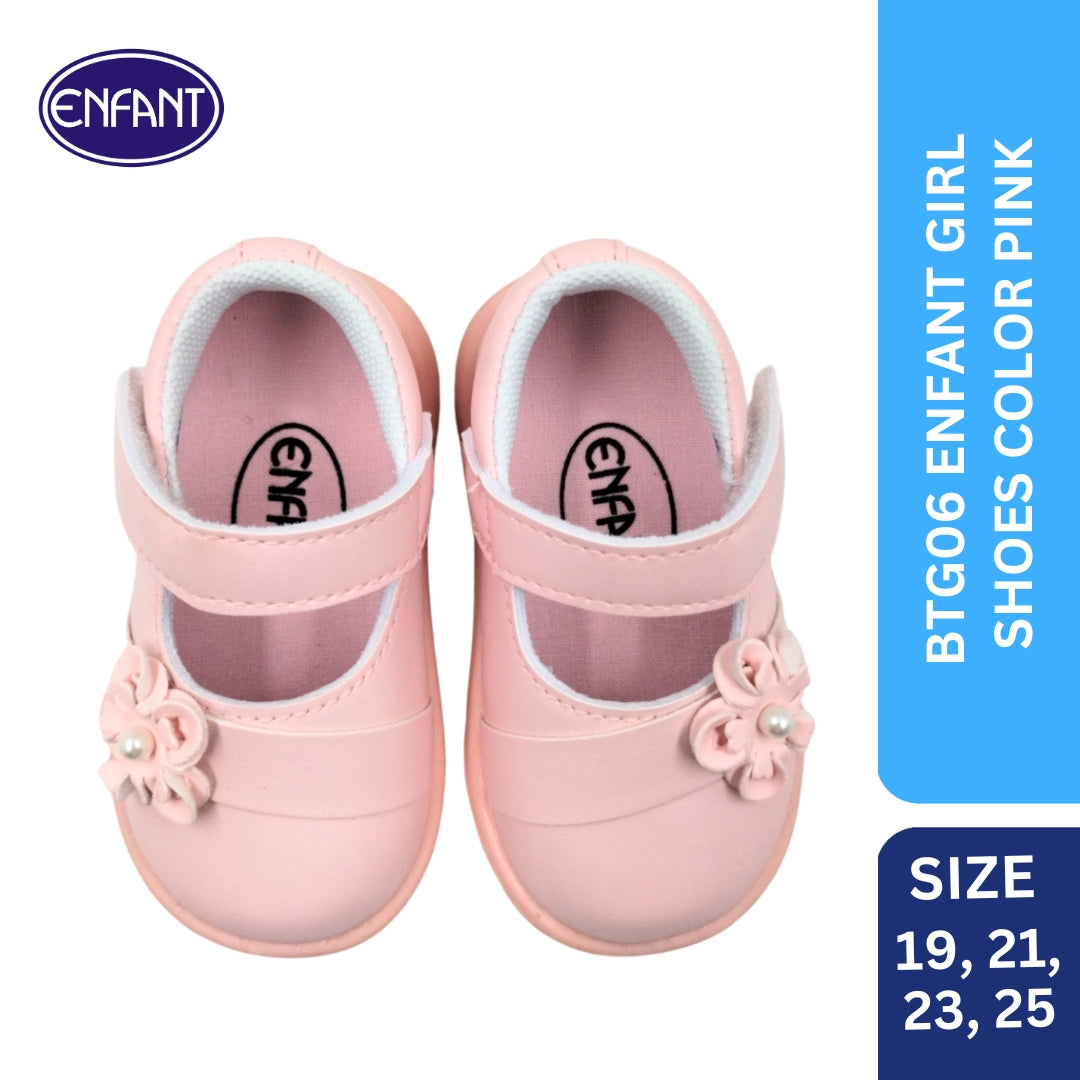 enfant baby girls sandals pink