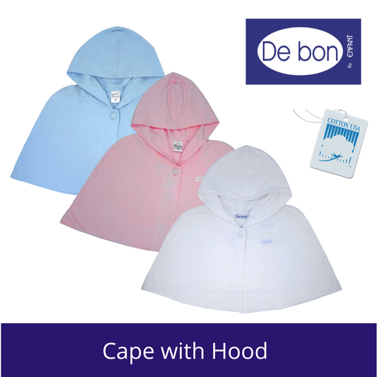 SALE Debon by Enfant Baby Toddler Cape or Jacket  With Hood - SALE Size Newborn upto 2 yr old