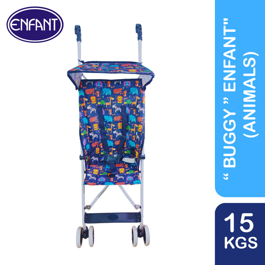 ENFANT BABY LIGHTWEIGHT BABY BUGGY STROLLER WITH PRINTED DESIGNS