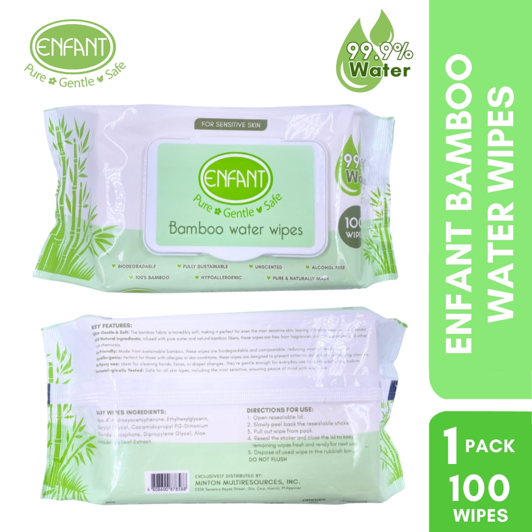 ENFANT BABY BAMBOO WATER WIPES