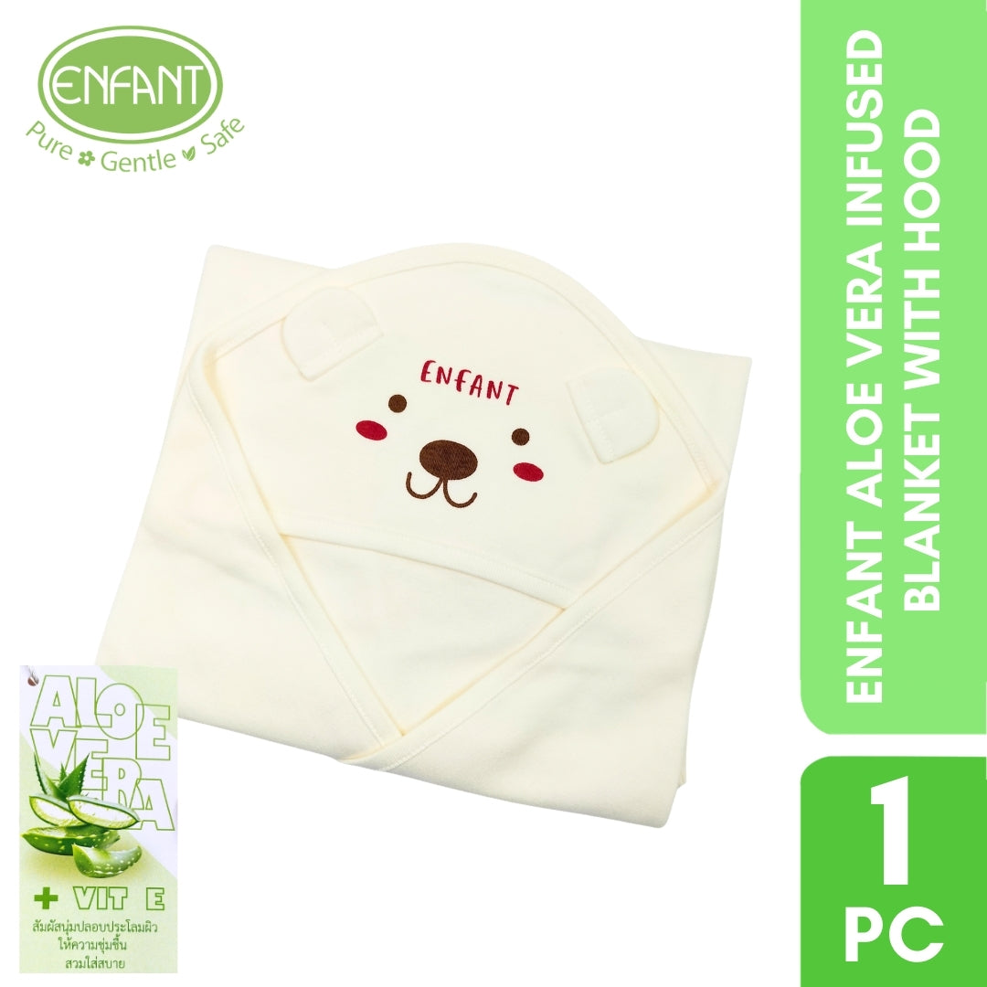 Enfant Aloe Vera Infused  Blanket With Hood