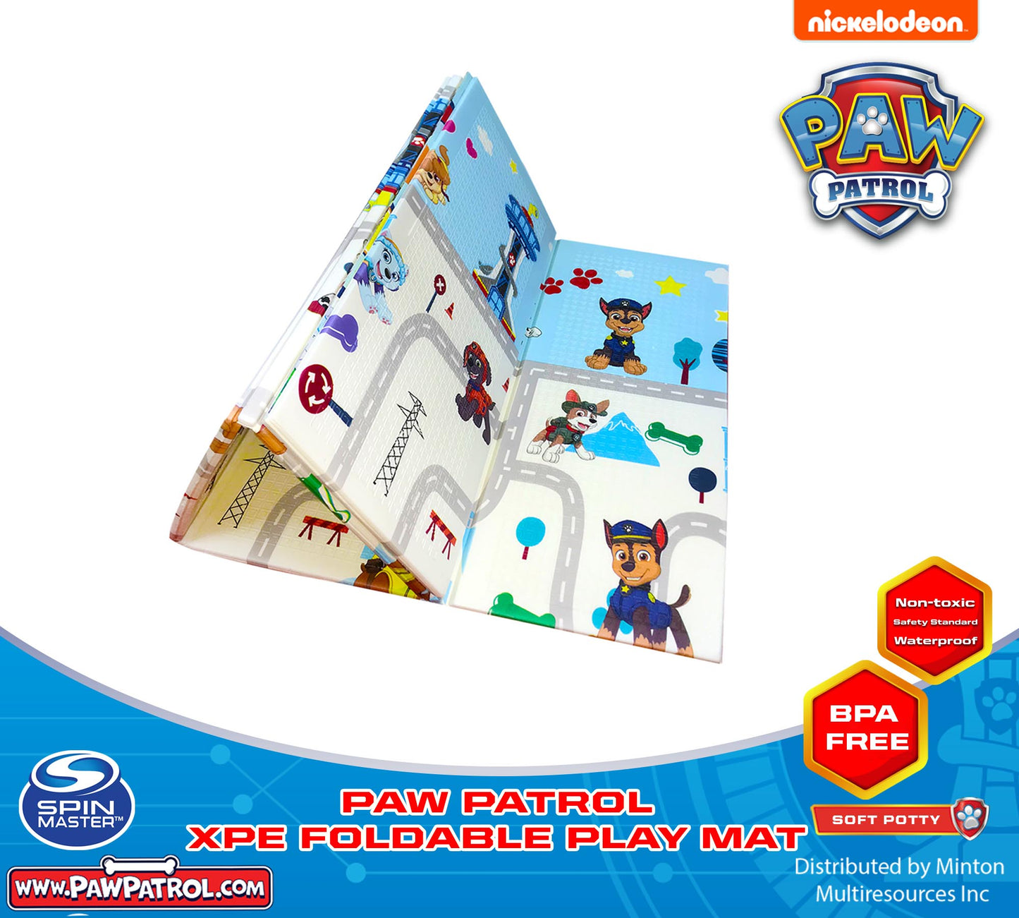 Paw Patrol Foldable Kids Baby Play Mat Foam Playmat Floor mat Reversible