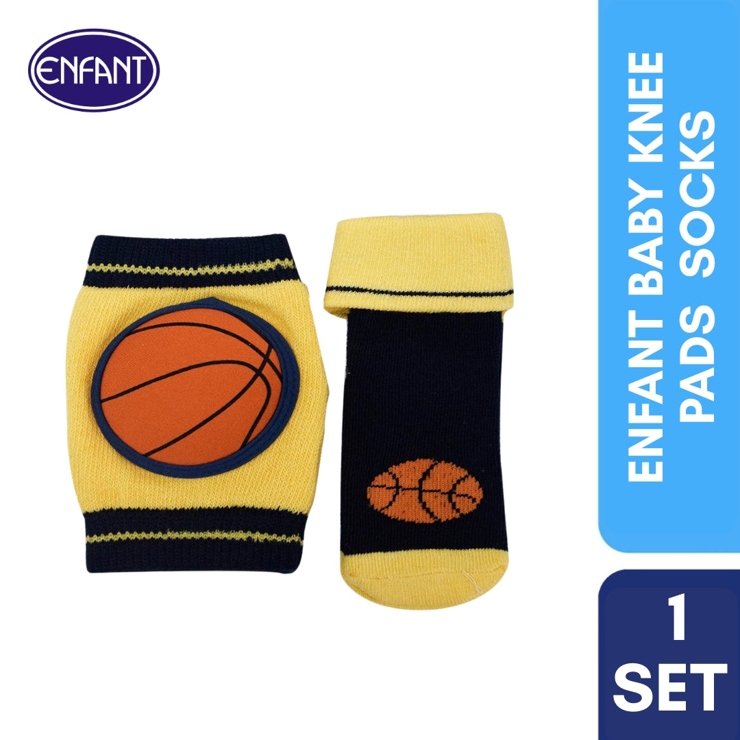Enfant Baby Safety Crawling Knee Pads and socks