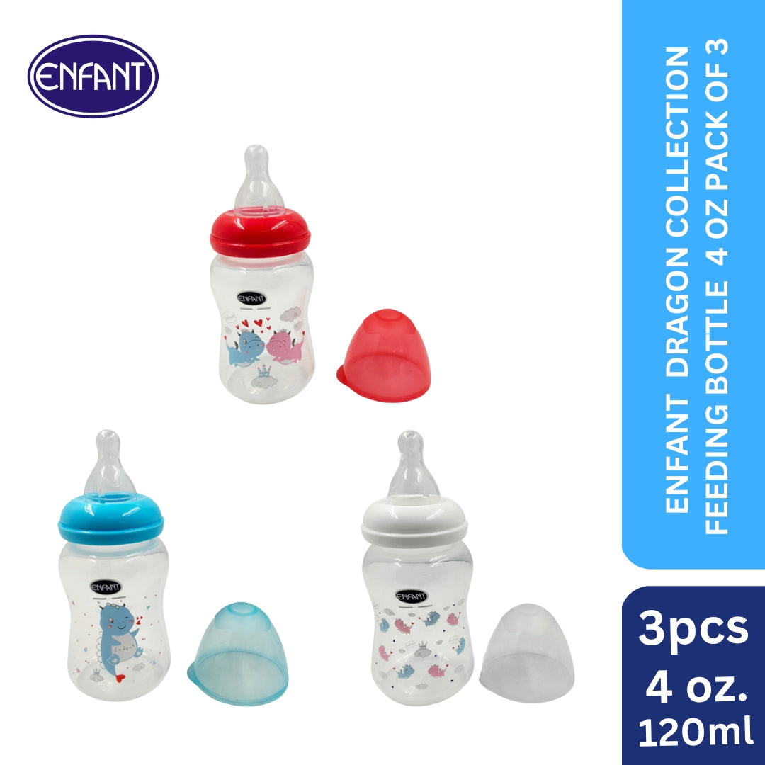 Enfant Dragon Collection Feeding Bottle set of 3 4OZ