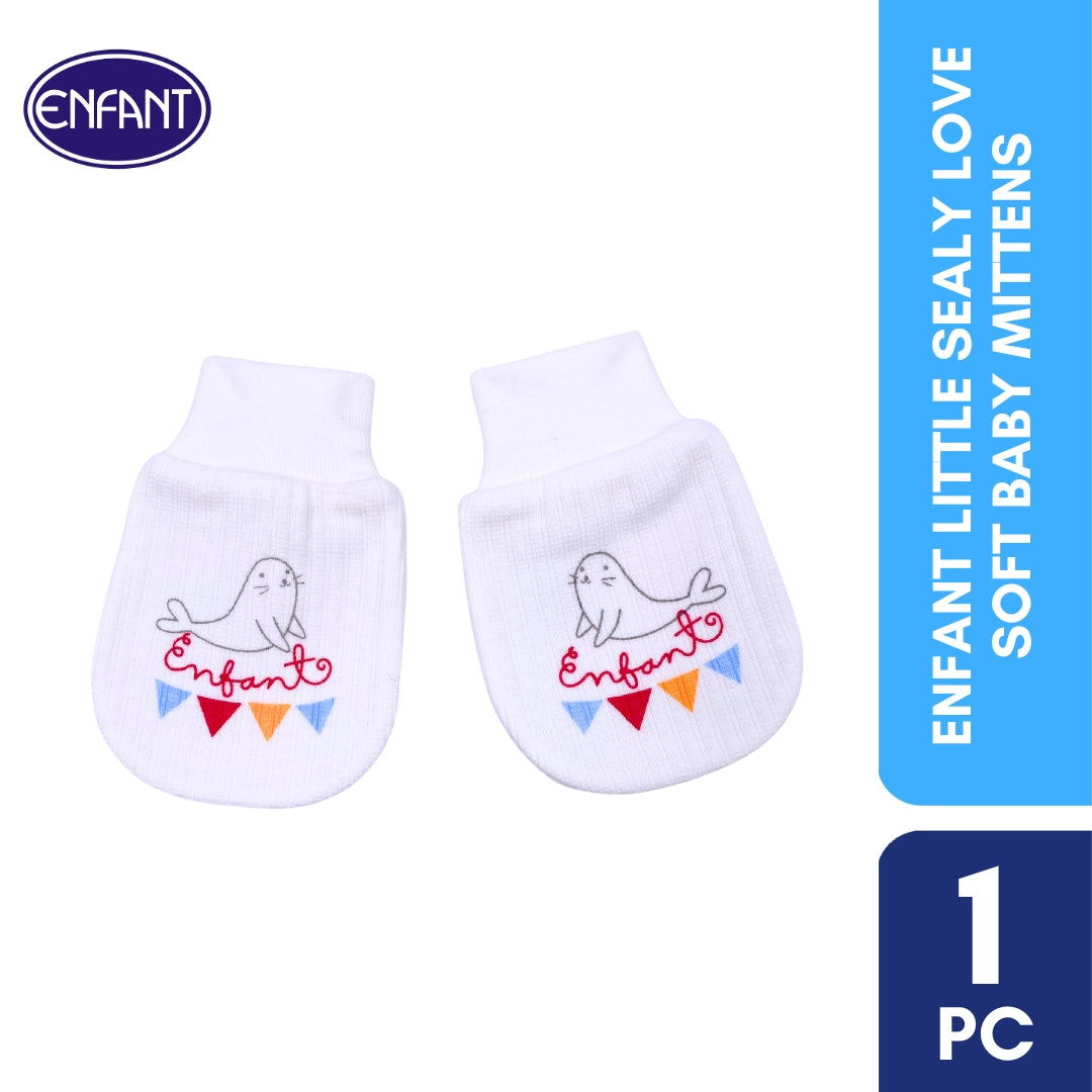 Enfant Little Sealy Love Soft Baby Mittens