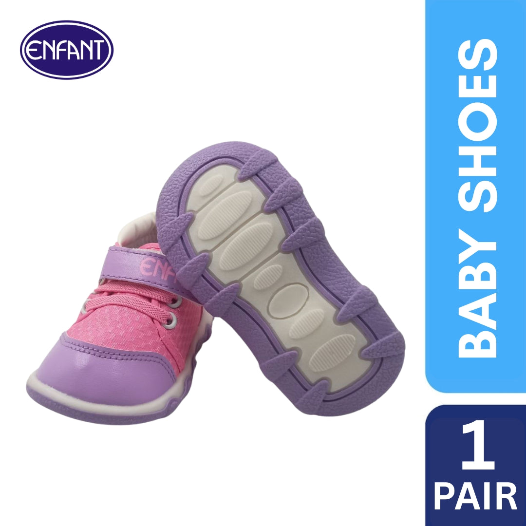 Enfant Shoes Kids Shoes Girls Pink shoes Soft Bottom Walking shoes Non-slip Baby Toddler Outdoor