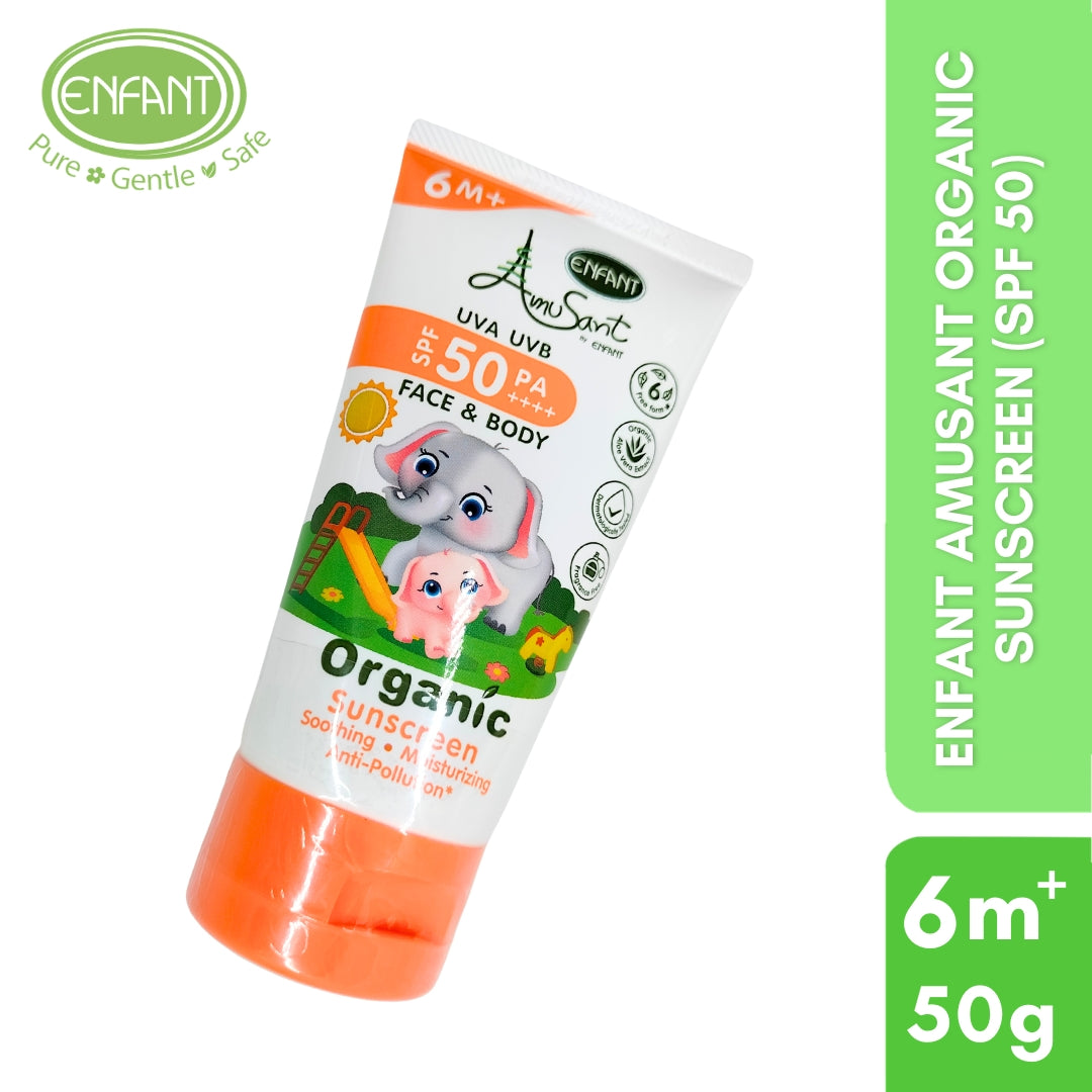 Enfant amusant organic sunscreen (spf 50)