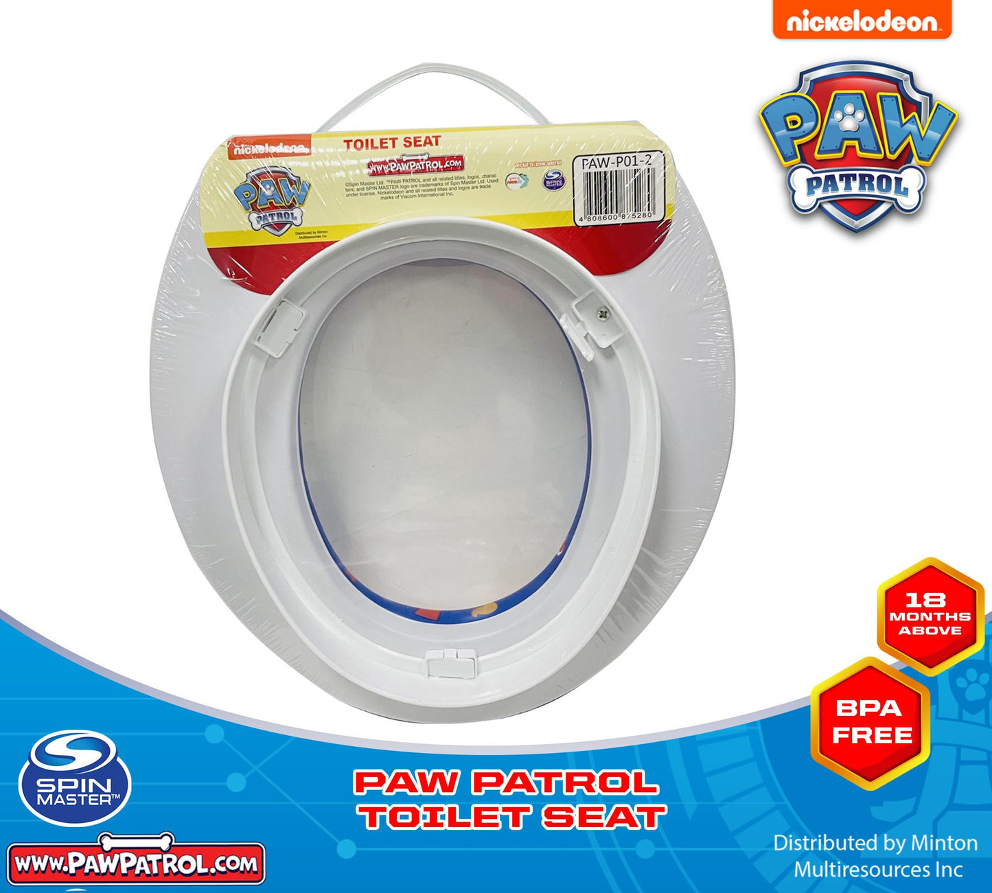 PAW PATROL Toddler Potty Trainer TOILET SEAT