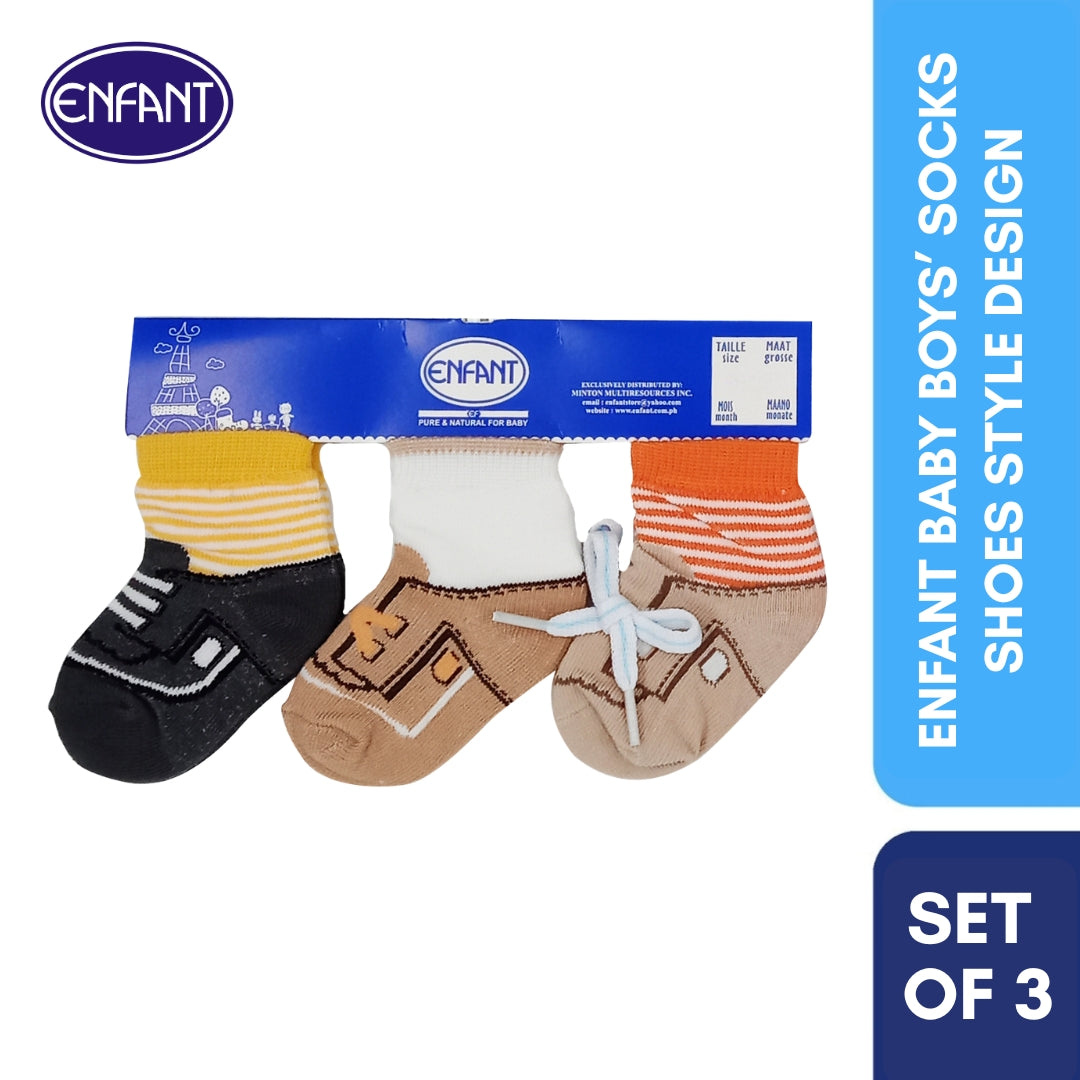 Enfant Baby Boys’ Socks Shoes Style Design
