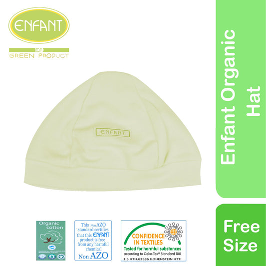 Enfant Organic Cotton Newborn Baby Bonnet