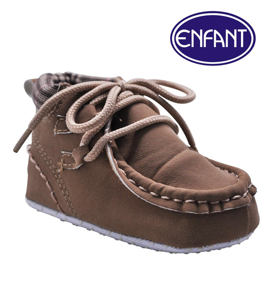 Enfant Baby Boy Shoes (Dark Brown)