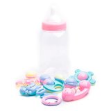 Enfant Bottle with Baby Rattle Toy (Pink)