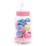 Enfant Bottle with Baby Rattle Toy (Pink)