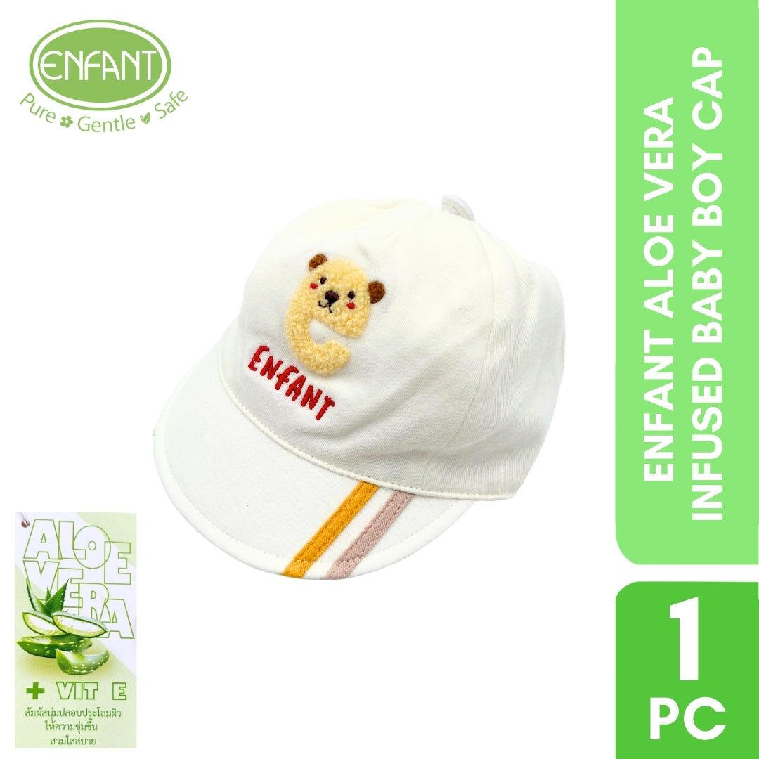 Enfant Aloe Vera Infused Baby Boy Cap