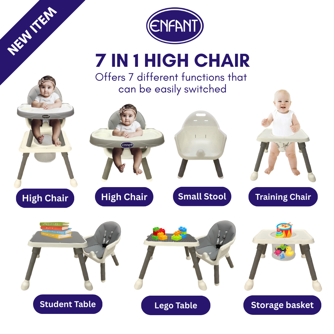 ENFANT hc-32 _ 7 in 1 HIGH CHAIR