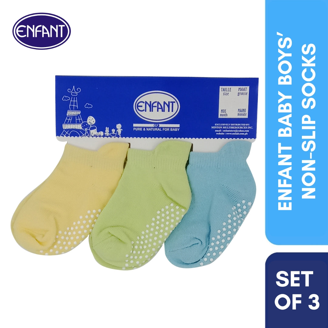 Enfant Baby Boys’ Non-Slip Socks