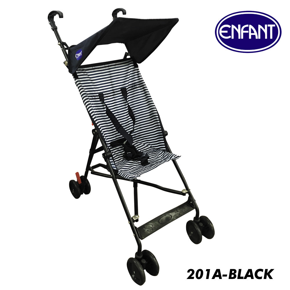 Enfant Baby Buggy Umbrella Stroller (Black)