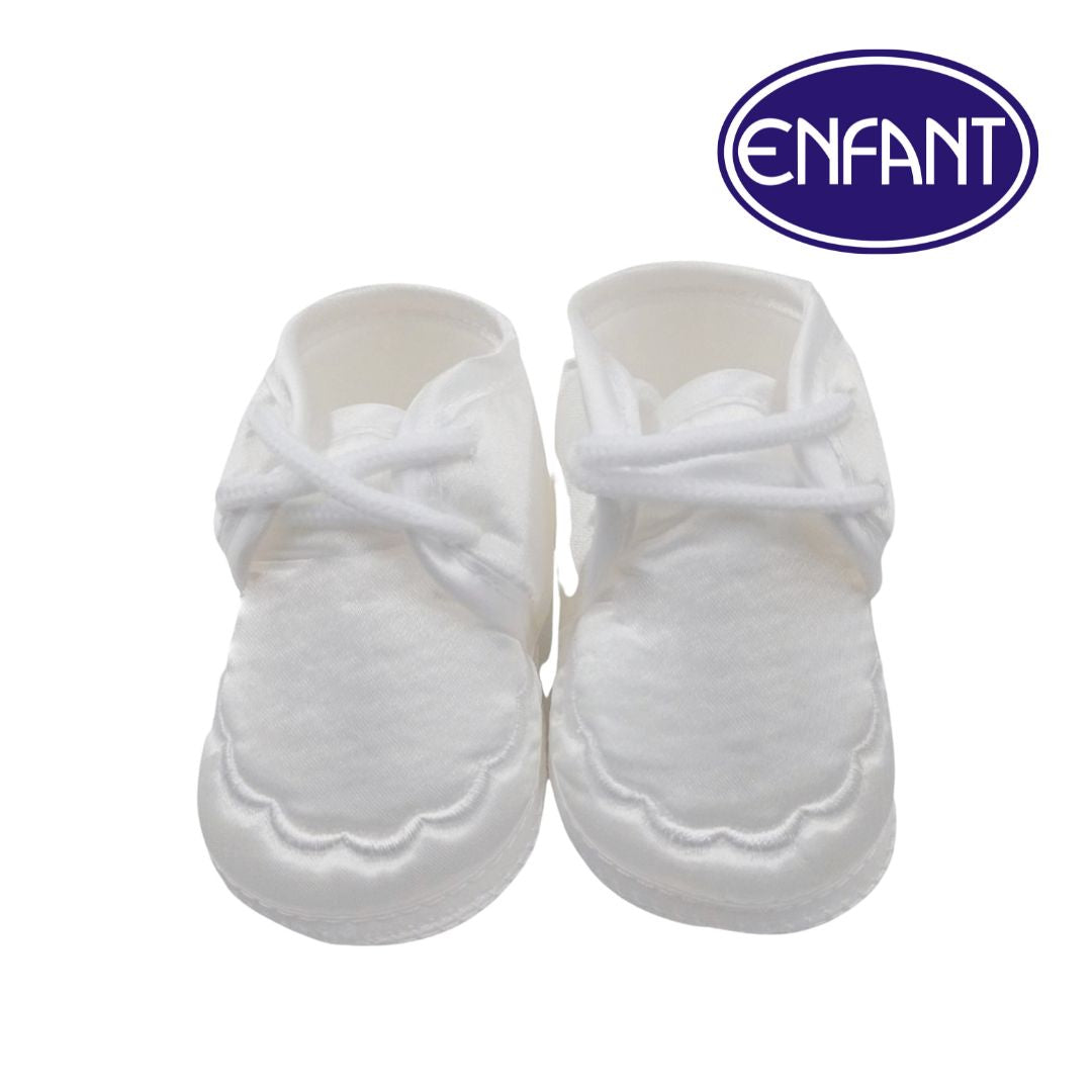 ENFANT BABY BAPTISMAL SHOES WITH SHOE LACE