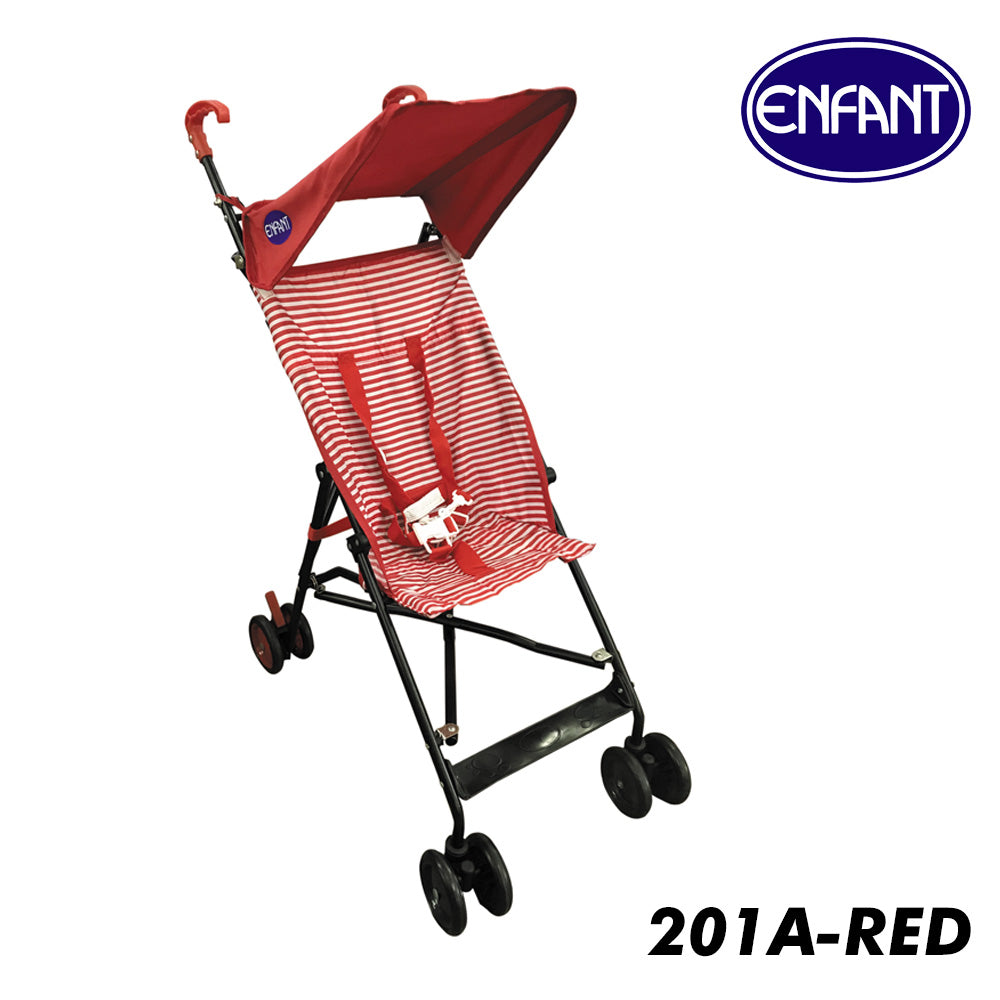 Enfant Baby Buggy Umbrella Stroller (Red)