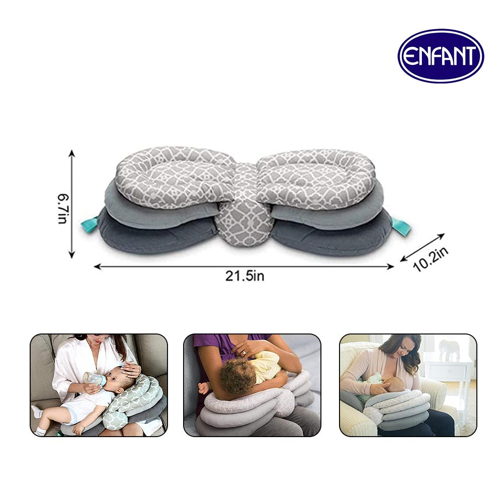 Enfant Nursing Pillow(Nursing Pillow and Position Breastfeeding Baby,Elevate Adjustable for Newborn