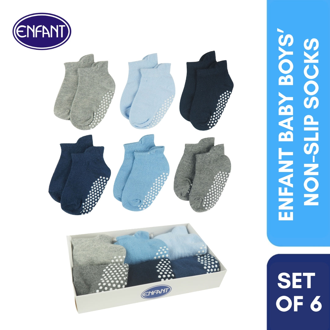Enfant Baby Boys’  Non-Slip Socks