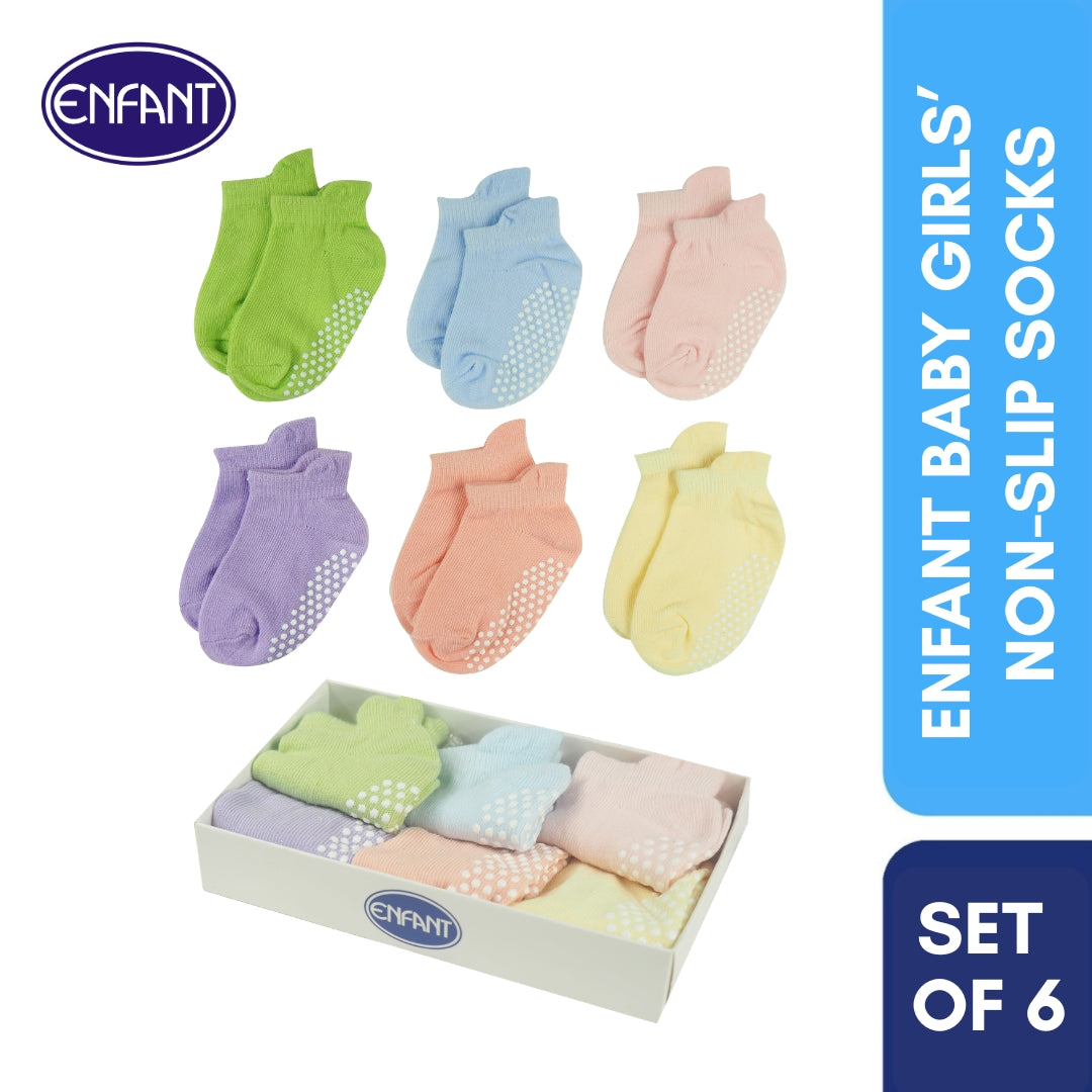 Enfant Baby Girls’  Non-Slip Socks