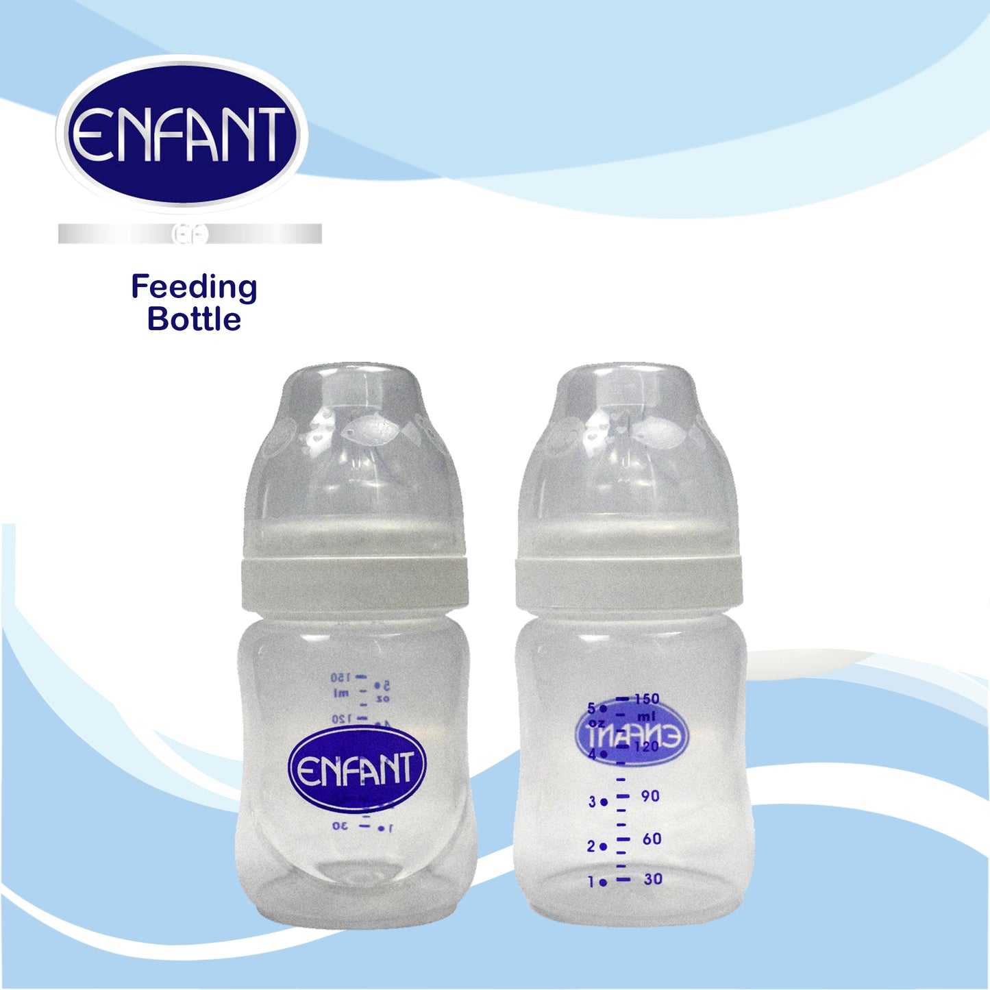 Enfant Baby PP Wide Neck Feeding Bottle 5 oz BPA FREE