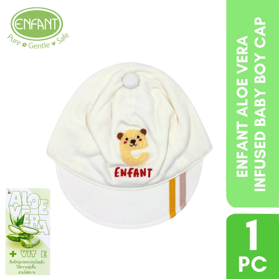 Enfant Aloe Vera Infused Baby Boy Cap