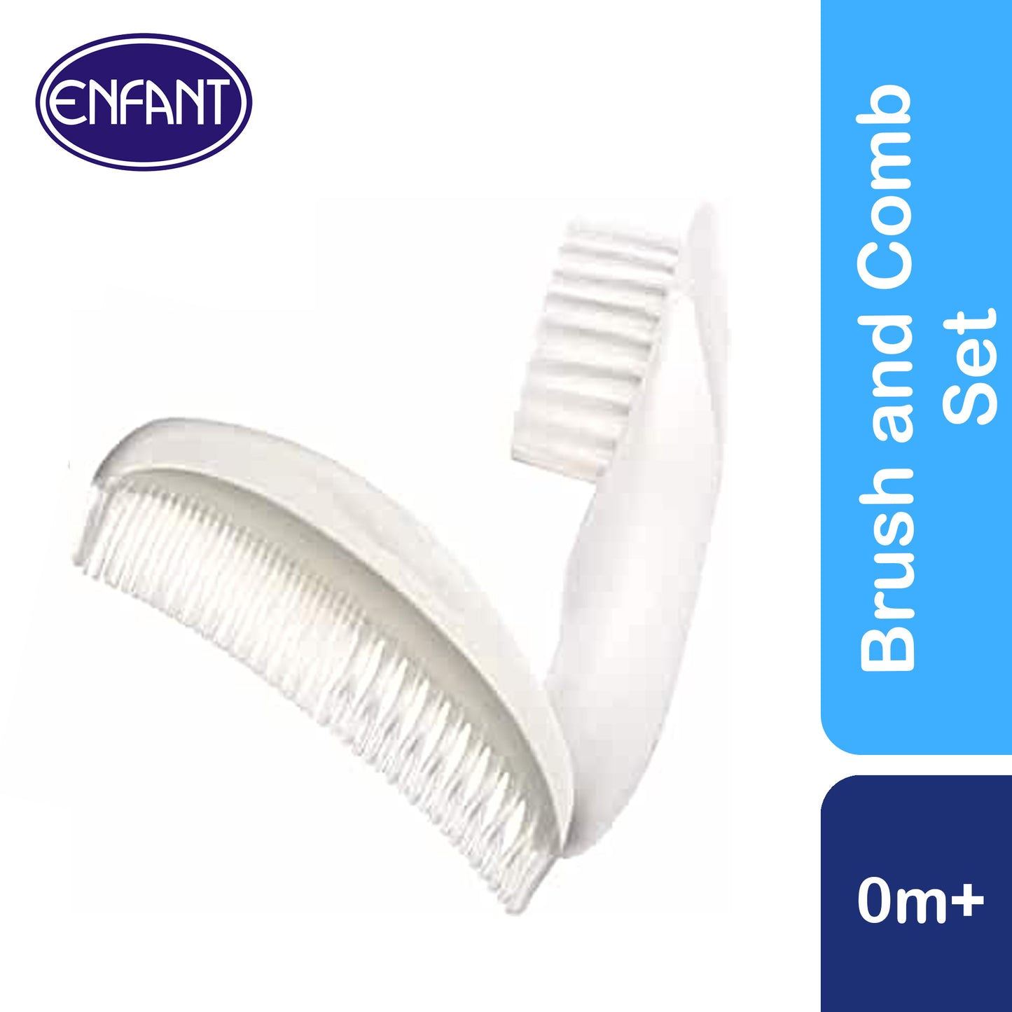 ENFANT NEWBORN BABY COMB AND BRUSH SET