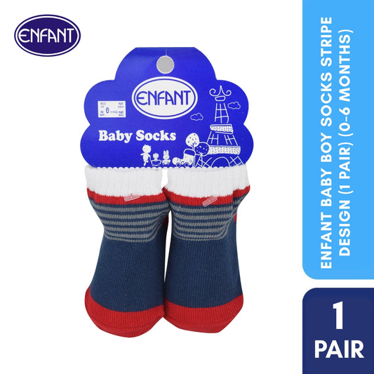 Enfant Baby Boy Socks with stripe design