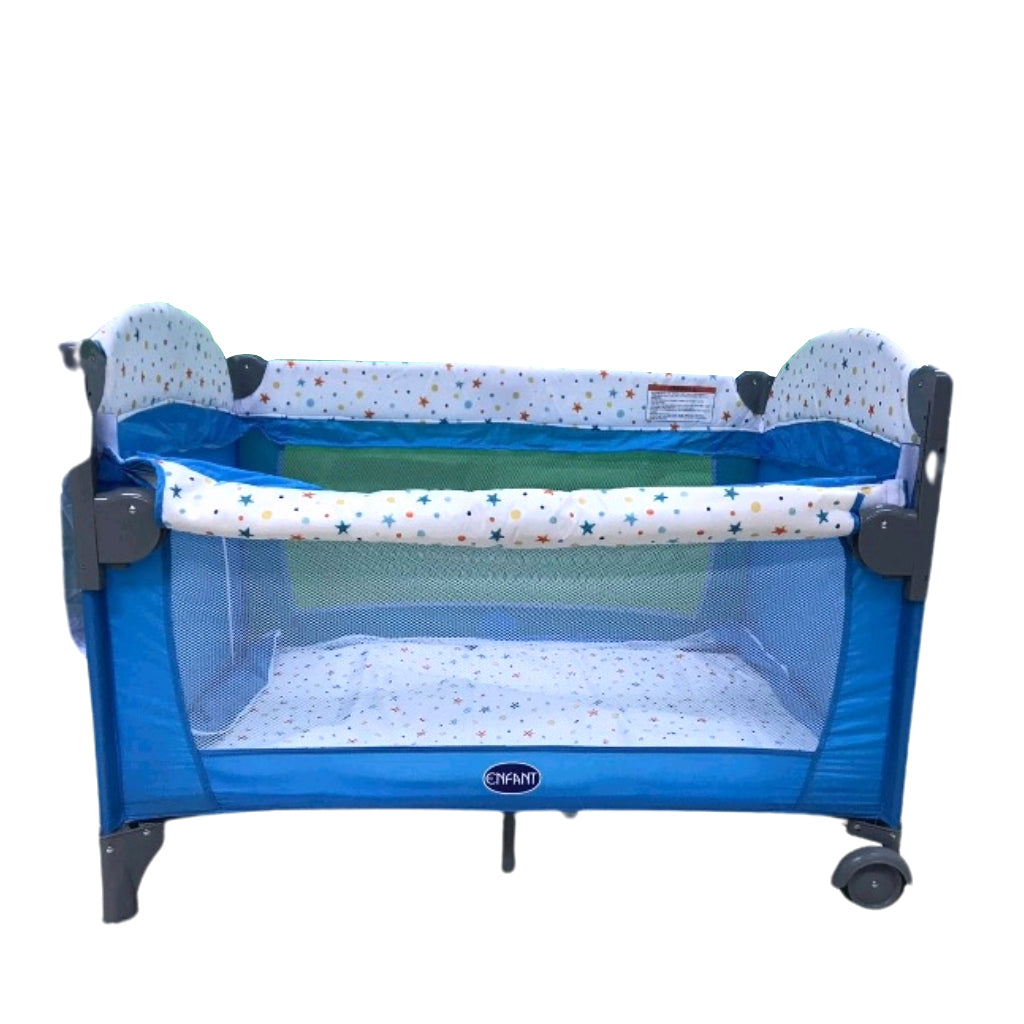 Enfant Baby Comfortable Playpen Crib CoSleeper and Pack and Play. With Mosquito Net