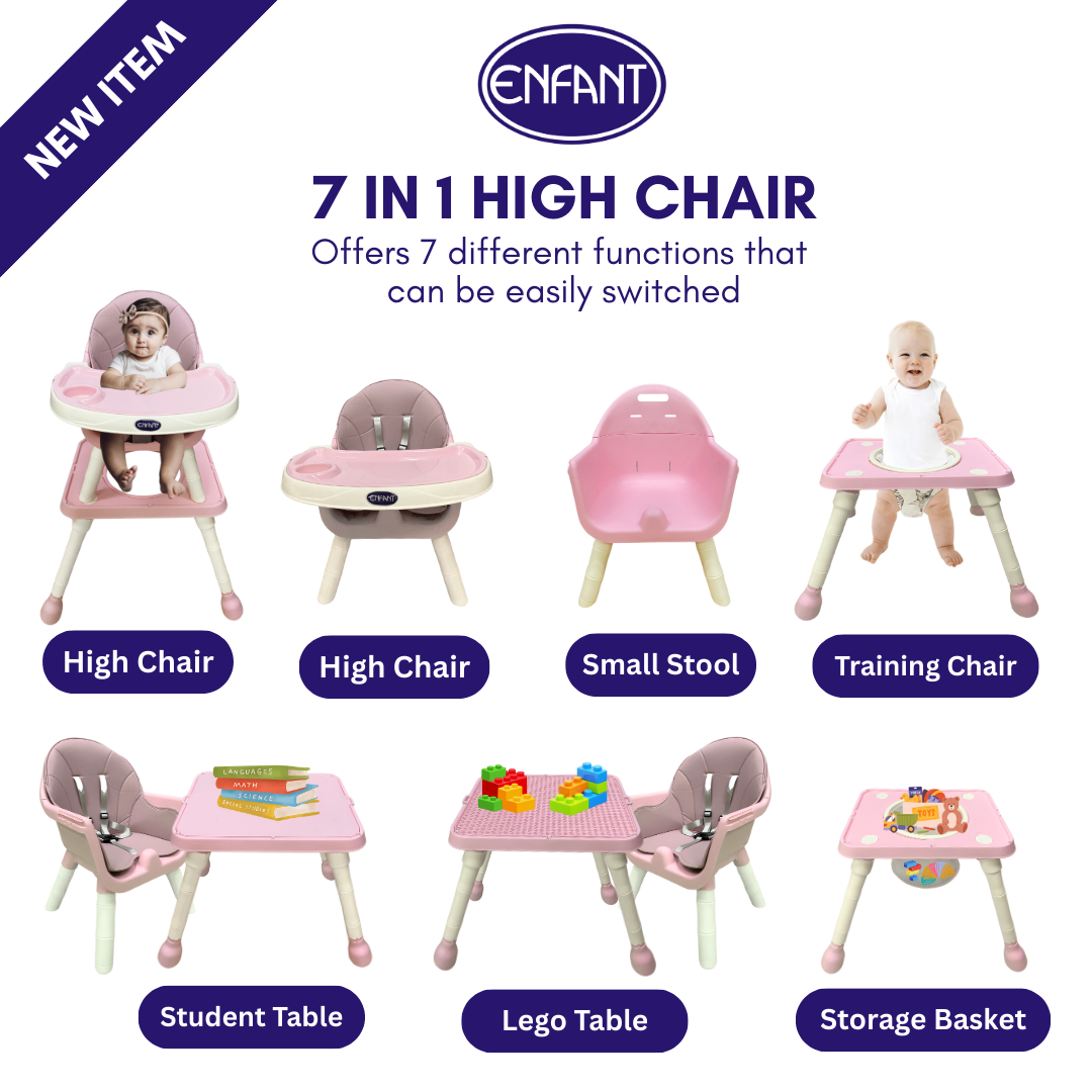 ENFANT hc-32 _ 7 in 1 HIGH CHAIR