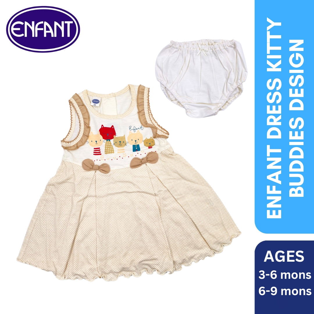 Enfant Dress Kitty Buddies Design 2014