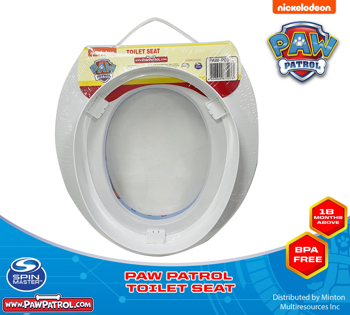 PAW PATROL Toddler Potty Trainer TOILET SEAT