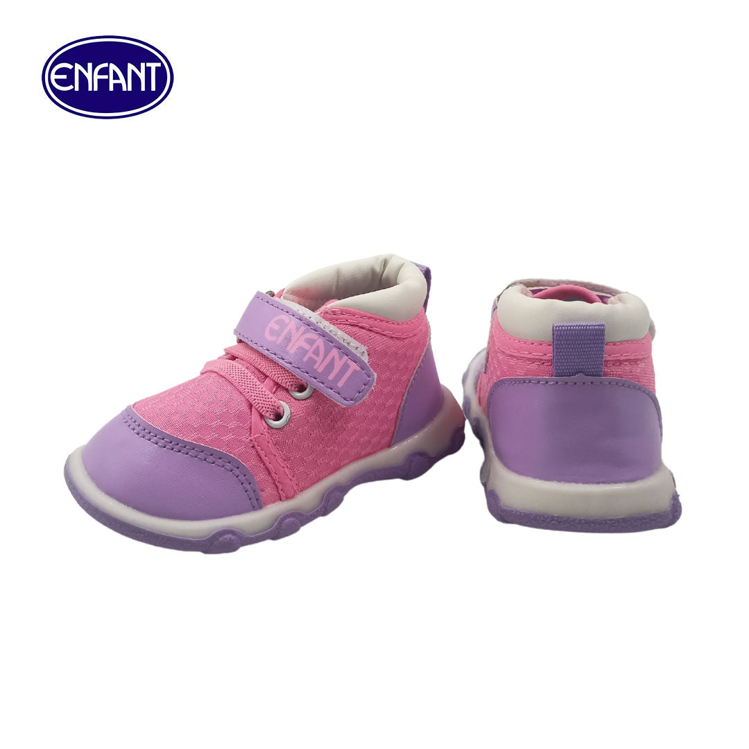 Enfant Shoes Kids Shoes Girls Pink shoes Soft Bottom Walking shoes Non-slip Baby Toddler Outdoor