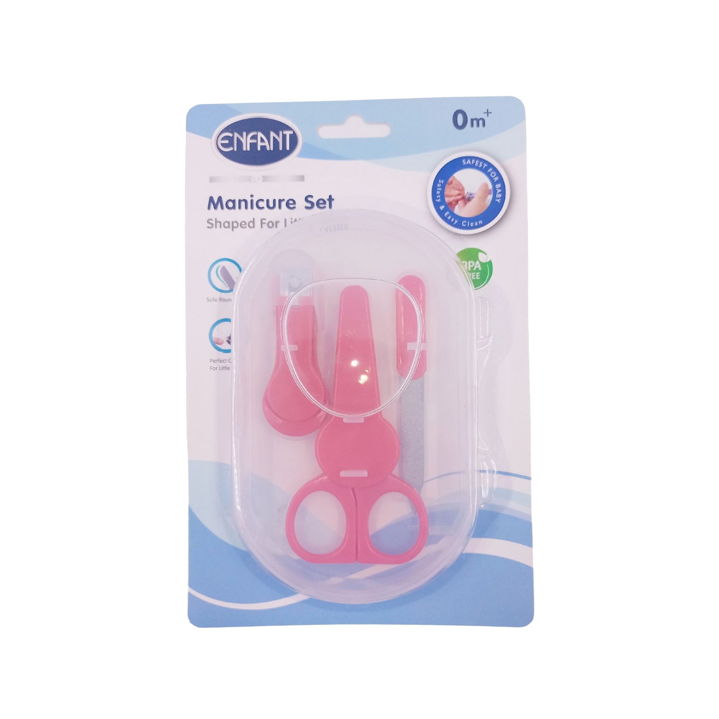 Enfant Baby Manicure Set with Carrying Case - Scissors , nail cutter, nail file