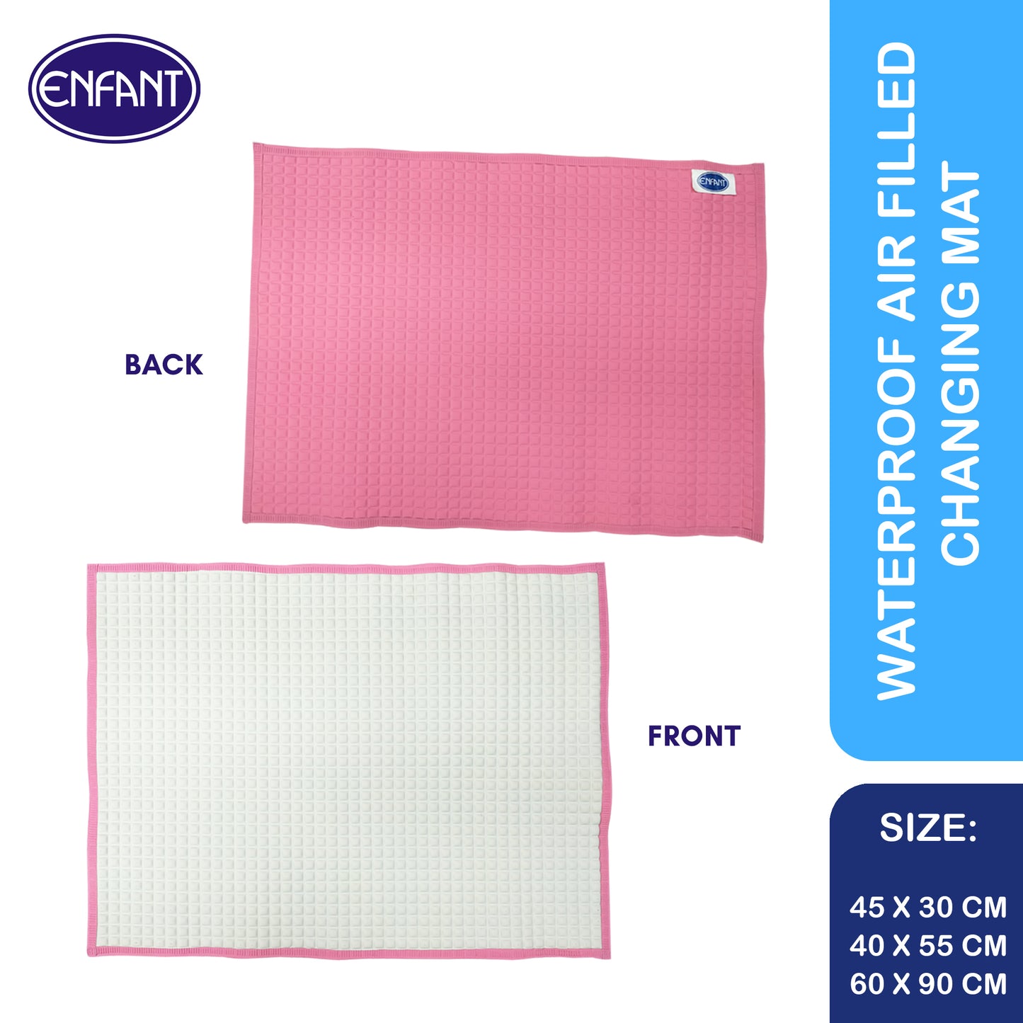 Enfant Baby Waterproof Air-Filled Rubber Changing Mat